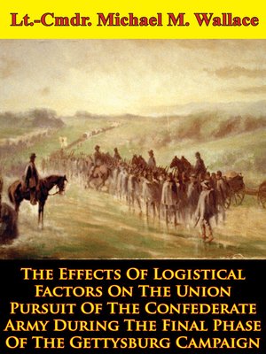 cover image of The Effects of Logistical Factors On the Union Pursuit of the Confederate Army